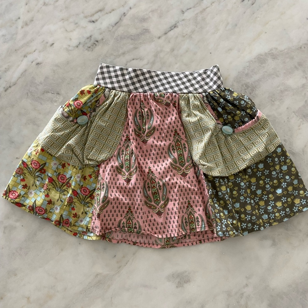 matilda jane size 6 pink green